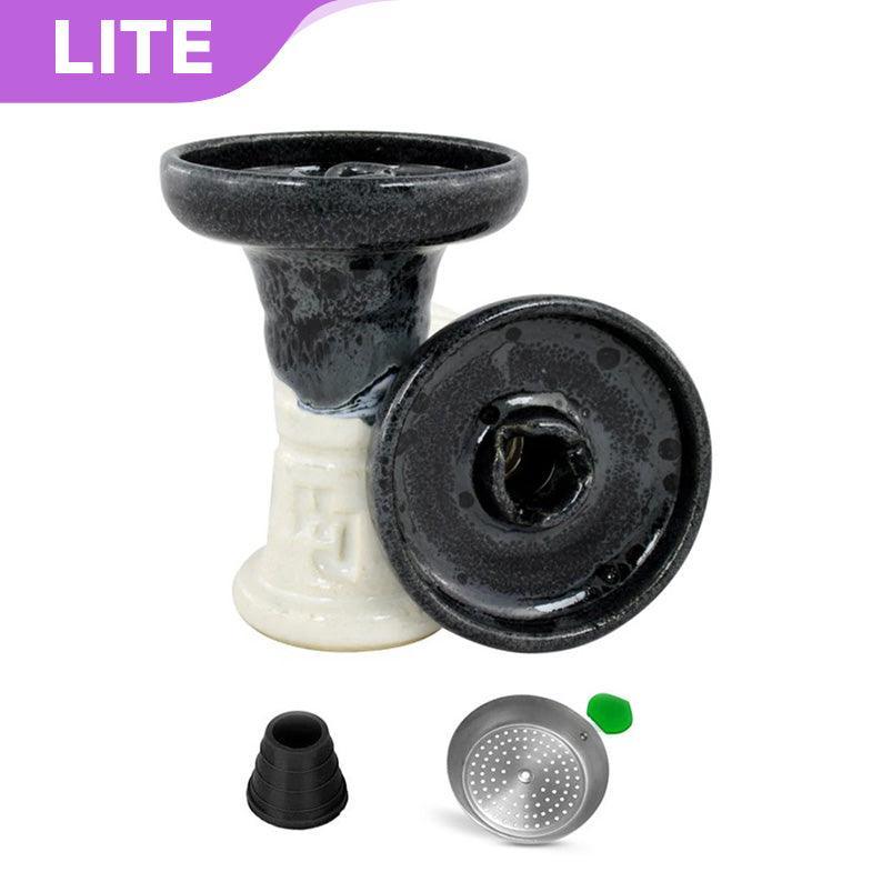 HJ Trimony Hookah Bowl - Wet Ash Over White - shishagear - UK Shisha Hookah Black Friday