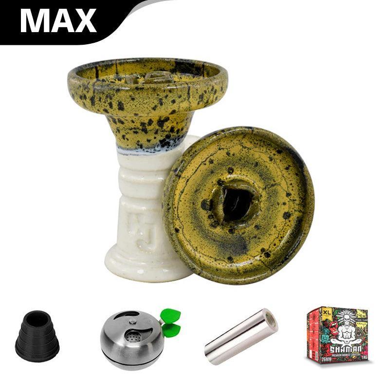 HJ Trimony Hookah Bowl - Yellowberry Over White - shishagear - UK Shisha Hookah Black Friday