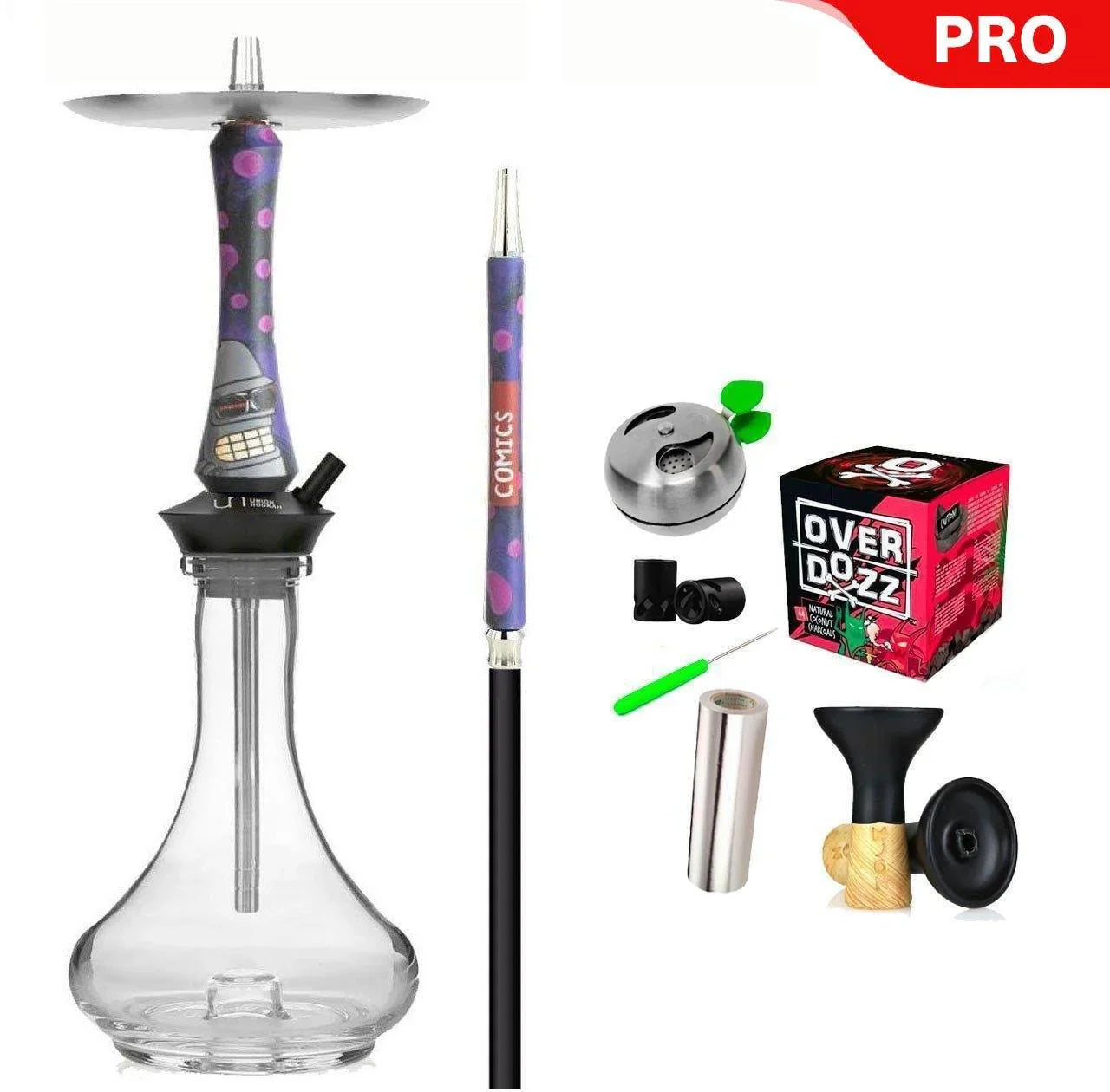 Union Hookah Comics Futurama Bender Set - shishagear - UK
