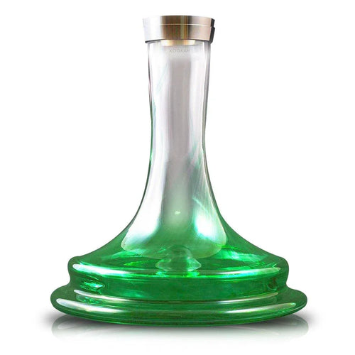 Union Hookah Fibonacci Threaded Bohemian Crystal Base (Green) - shishagear - UK