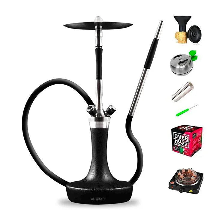 Union Hookah Fibonacci Wood Ash Black SET
