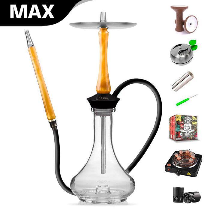 Union Hookah Sleek Acrylic - Gold - shishagear - UK Shisha Hookah Black Friday