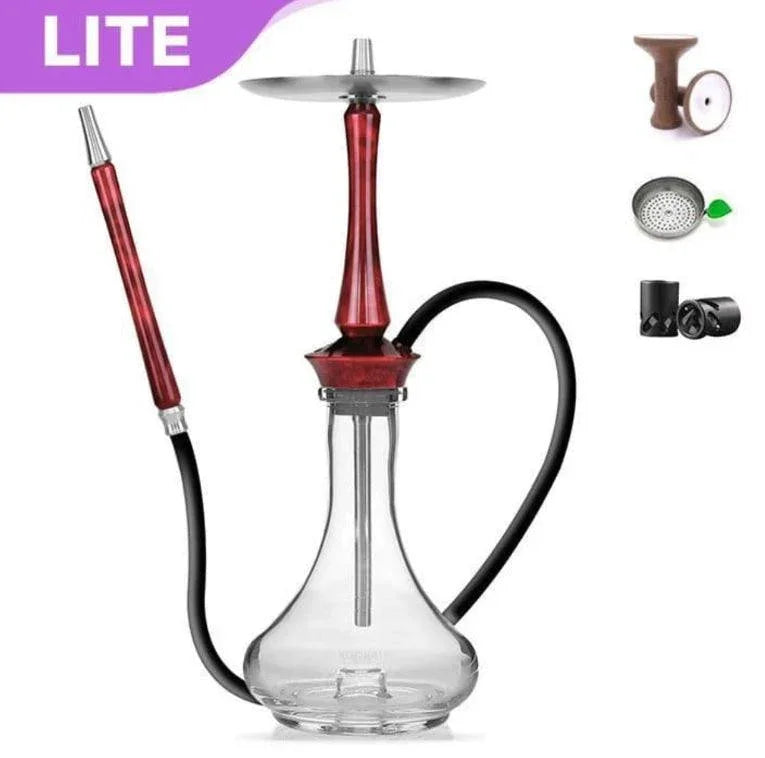 Union Hookah Sleek Full Acrylic - Red - shishagear - UK Shisha Hookah