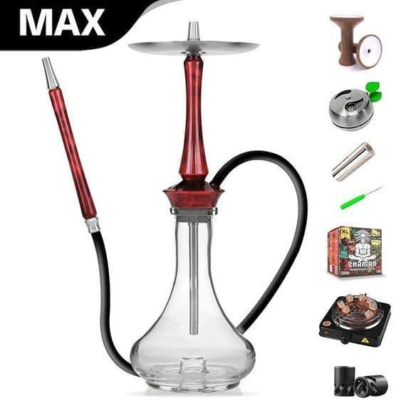 Union Hookah Sleek Full Acrylic - Red - shishagear - UK Shisha Hookah
