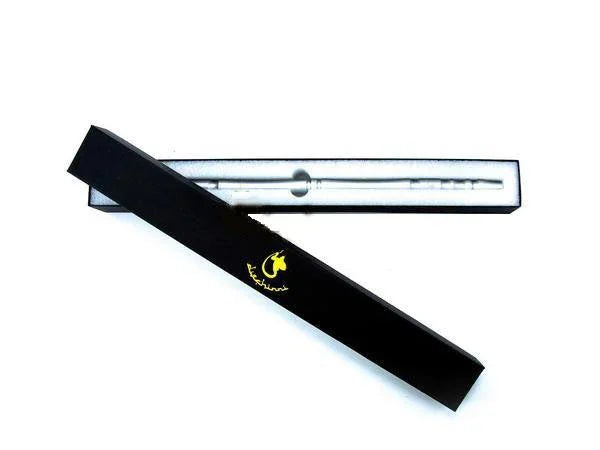 Dschinni Aluminium Hokus Pokus Matte Silver Mouthpiece - shishagear - UK