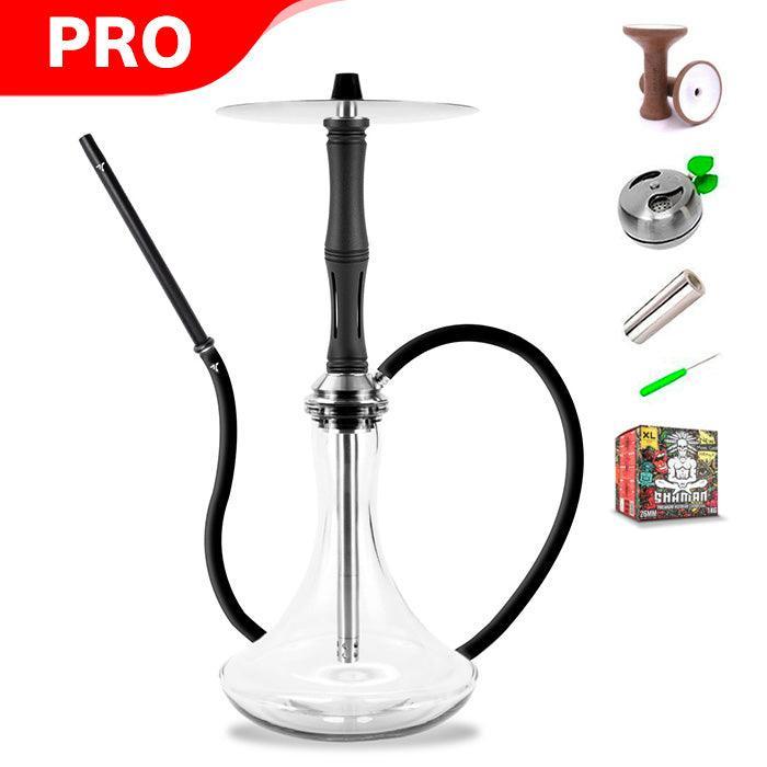 Aeon Vyro Versa Steel Sleeve Hookah Set - shishagear - UK Shisha Hookah Black Friday