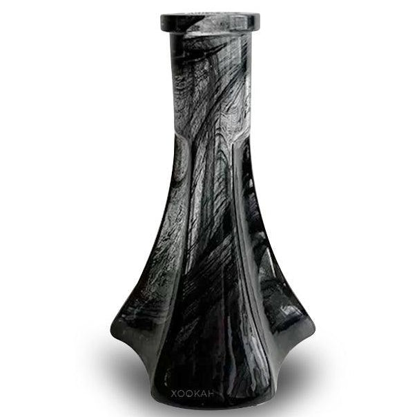 Vessel Glass Shisha Base - Neo Lux (Black Marble) - shishagear - UK Shisha Hookah Black Friday