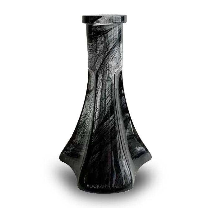 Vessel Glass Shisha Base - Neo Lux (Black Marble) - shishagear - UK Shisha Hookah Black Friday
