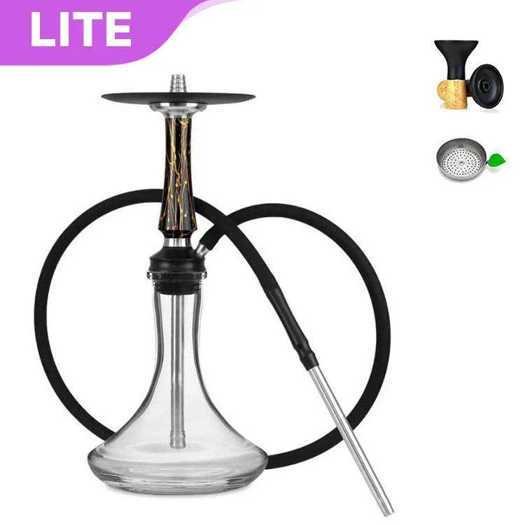 Voodoo Smoke Hookah Set - Black Gold - shishagear - UK Shisha Hookah Black Friday