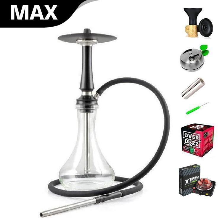 Voodoo Smoke Hookah Set - Black - shishagear - UK Shisha Hookah Black Friday