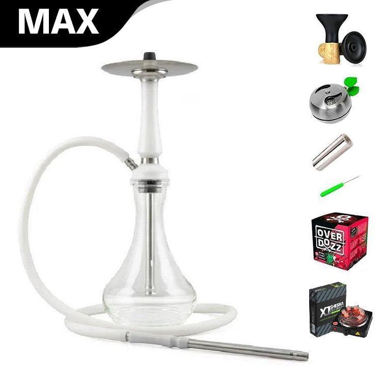 Voodoo Smoke Hookah Set - White - shishagear - UK Shisha Hookah Black Friday