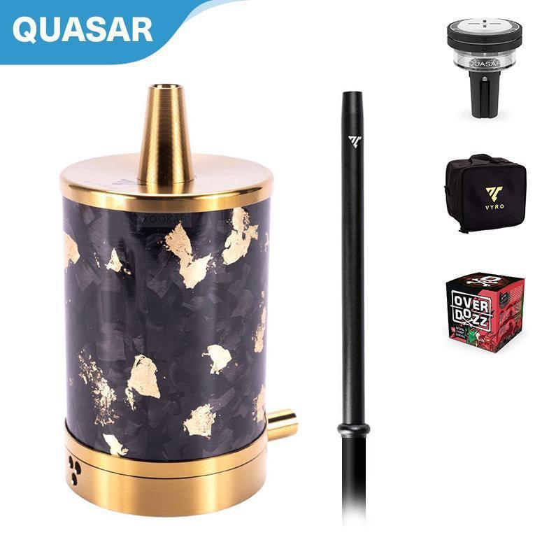 Aeon Vyro One V2 - Carbon Forged Gold - shishagear - UK Shisha Hookah Black Friday
