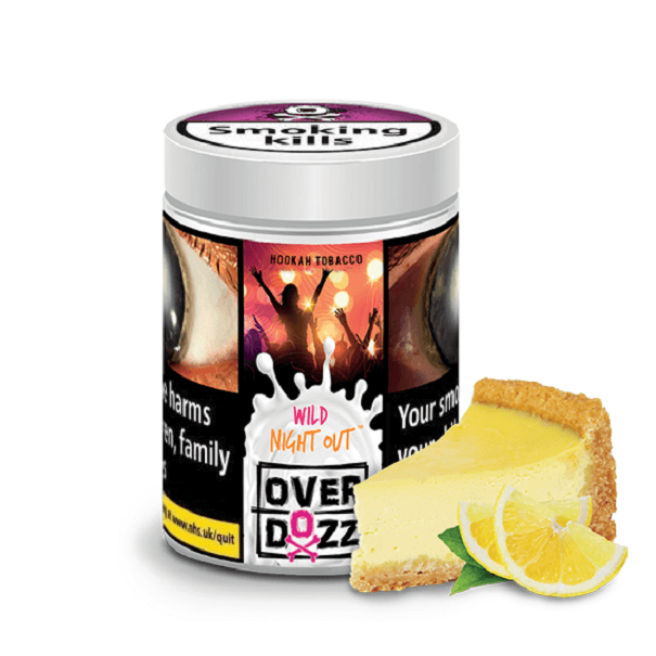 OverDozz Wild Night Out (Lemon Cake) Flavour - shishagear - UK Shisha Hookah Black Friday