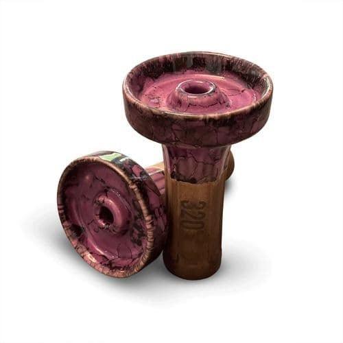 Werkbund Hookah X 320 Zeus Phunnel Bowl - Fusia Marble - shishagear - UK Shisha Hookah Black Friday