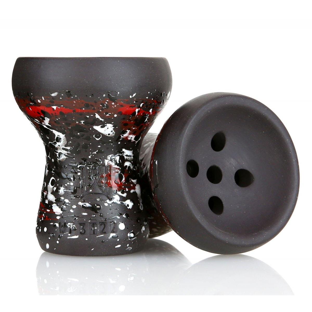 Werkbund Turkish Glaze WT Black White Red Bowl - shishagear - UK