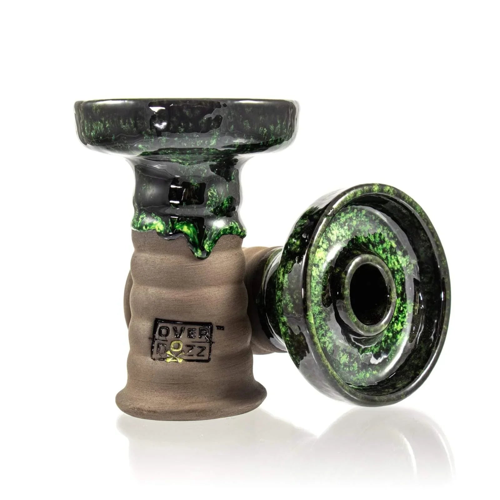 OverDozz Premium Phunnel Bowl G2-B Black Clay - shishagear - UK