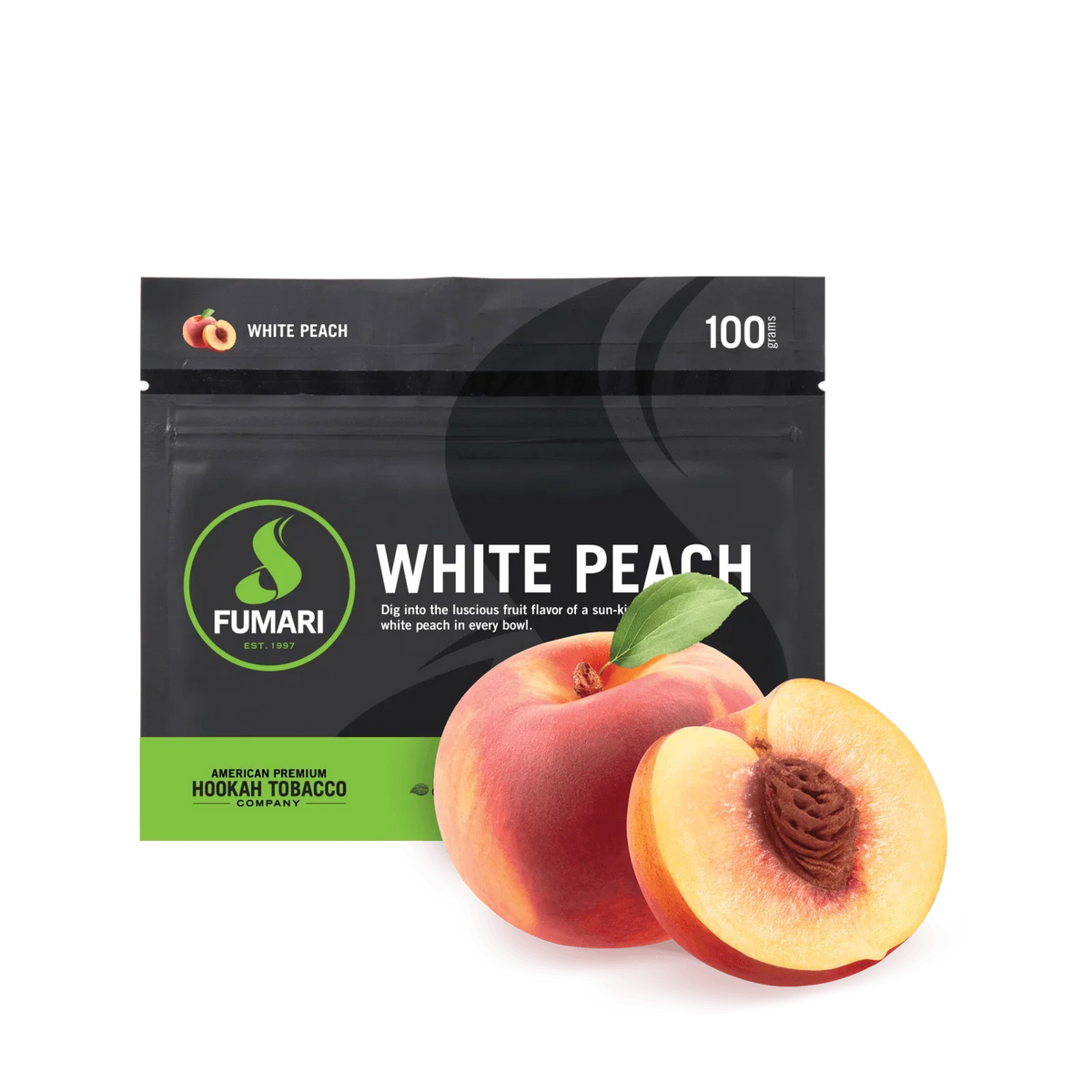 Fumari White Peach Shisha Flavour - shishagear - UK Shisha Hookah Black Friday