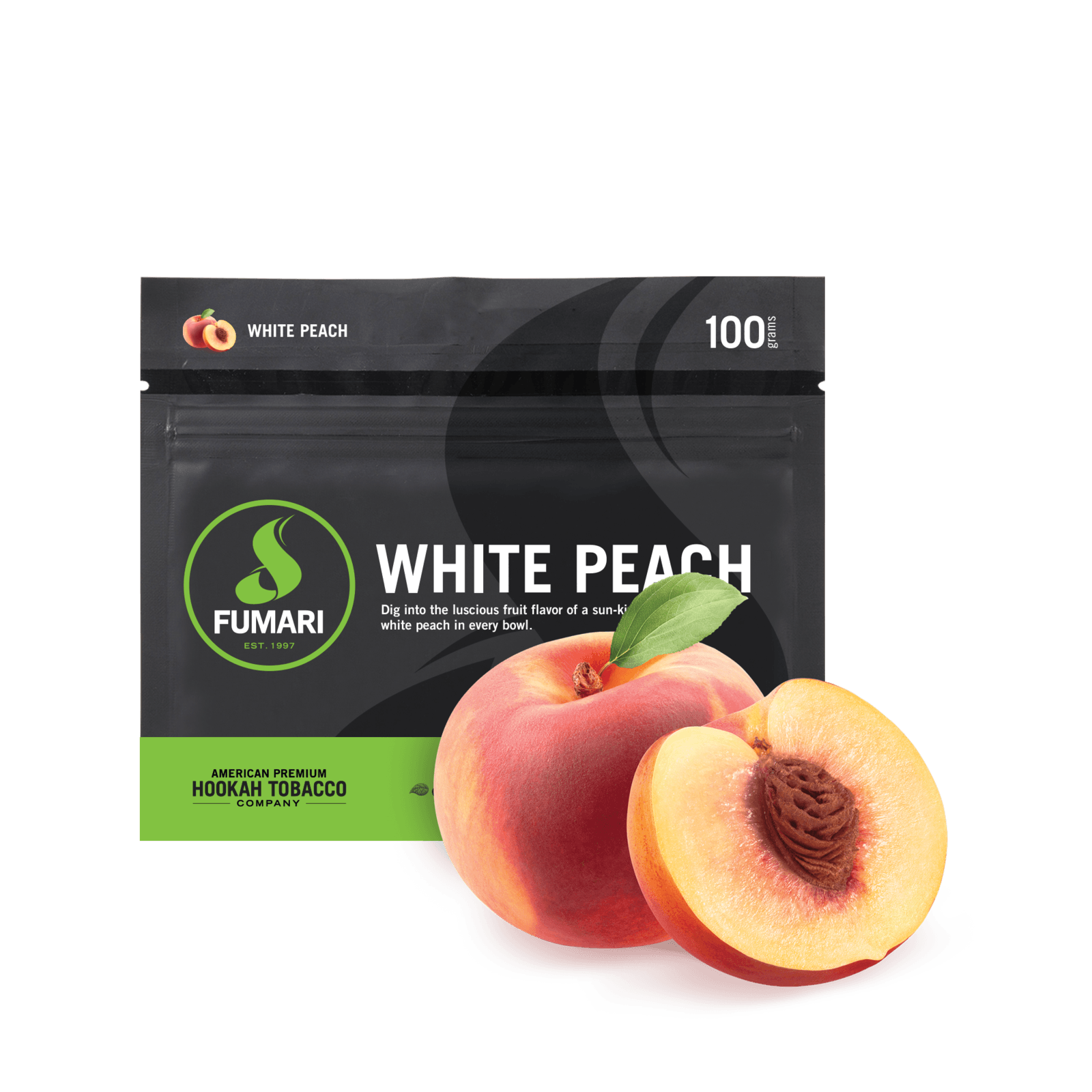 Fumari White Peach Shisha Flavour - shishagear - UK Shisha Hookah Black Friday