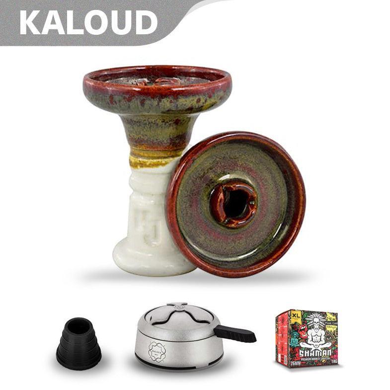 HJ Trimony Hookah Bowl - Red Eye Over White - shishagear - UK Shisha Hookah Black Friday