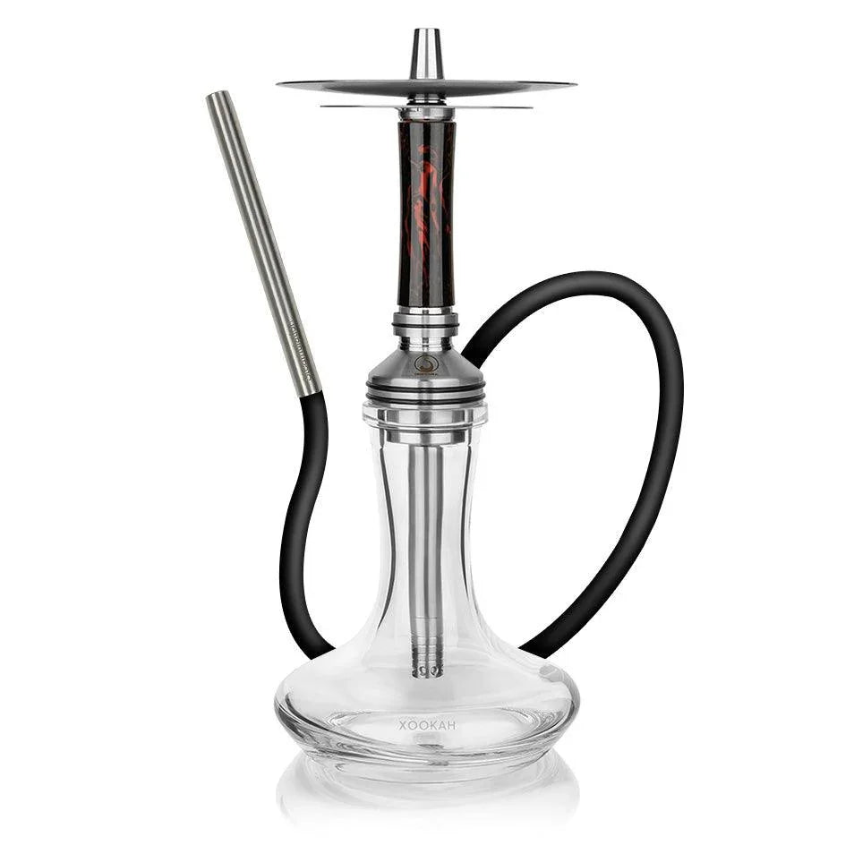 Steamulation Xpansion Mini Epoxy Hookah - Black Red - shishagear - UK Shisha Hookah Black Friday