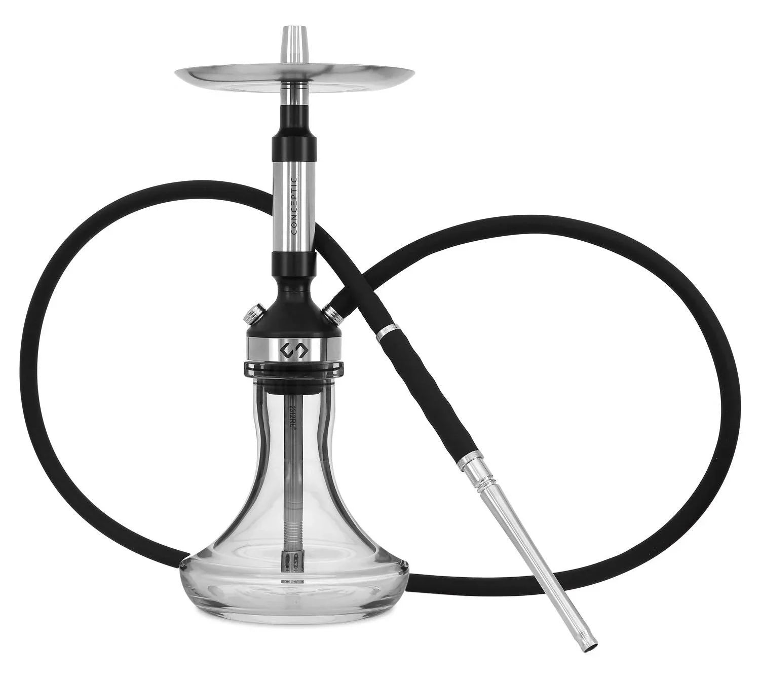 Conceptic Smart Steel Clear Shisha - shishagear - UK