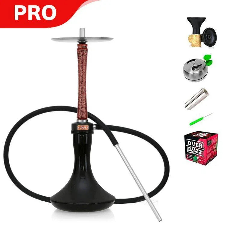 Ash Wood Hookah Haze Jungle Shisha Set - Sunset - shishagear - UK
