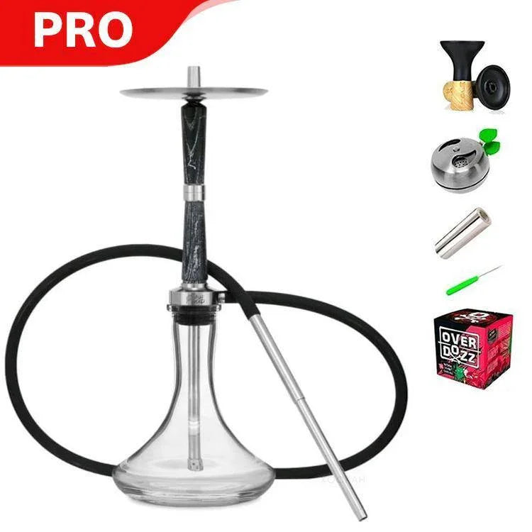 Ash Wood Hookah Electro Storm V2 Shisha Set - Dark Nights - shishagear - UK