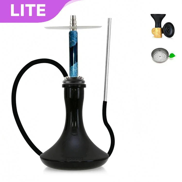 Marowood Stick Hookah With Base Set - Black Resin Stabwood - shishagear - UK Shisha Hookah Black Friday