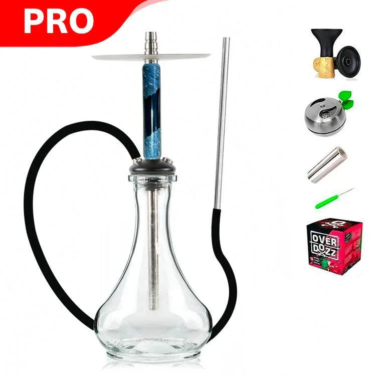 Marowood Stick Hookah With Base Set - Black Resin Stabwood - shishagear - UK Shisha Hookah Black Friday