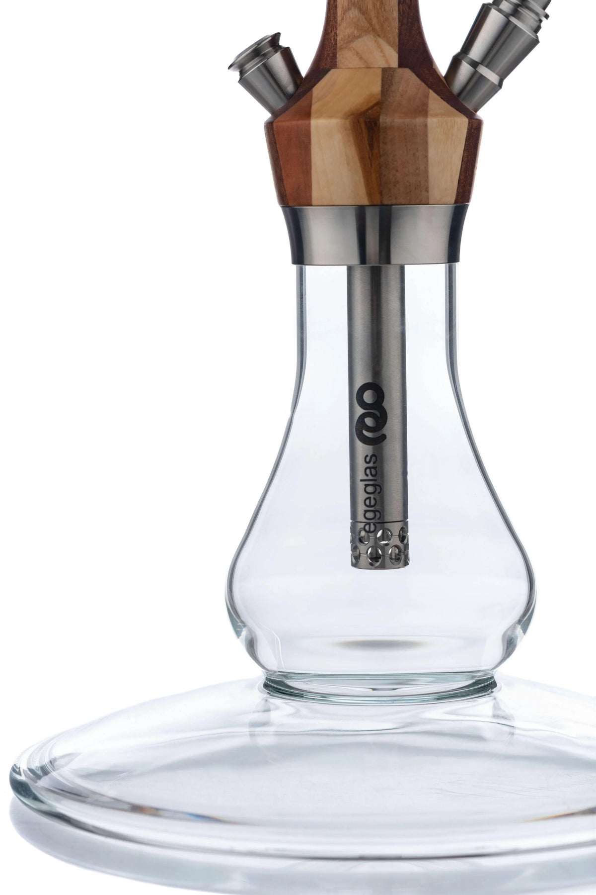 Hustla Pinokkio Mozaik Egeglas Wood Hookah - shishagear - UK Shisha Hookah Black Friday