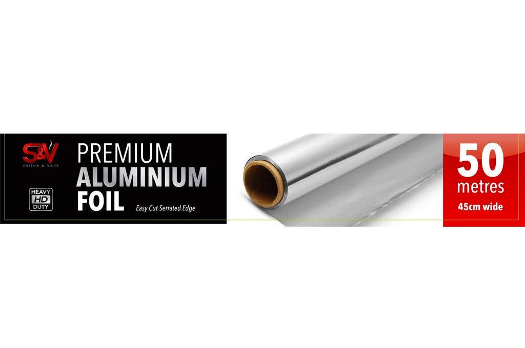 Shishagear S&V Premium Aluminium 50 Meters Foil - shishagear - UK Shisha Hookah Black Friday