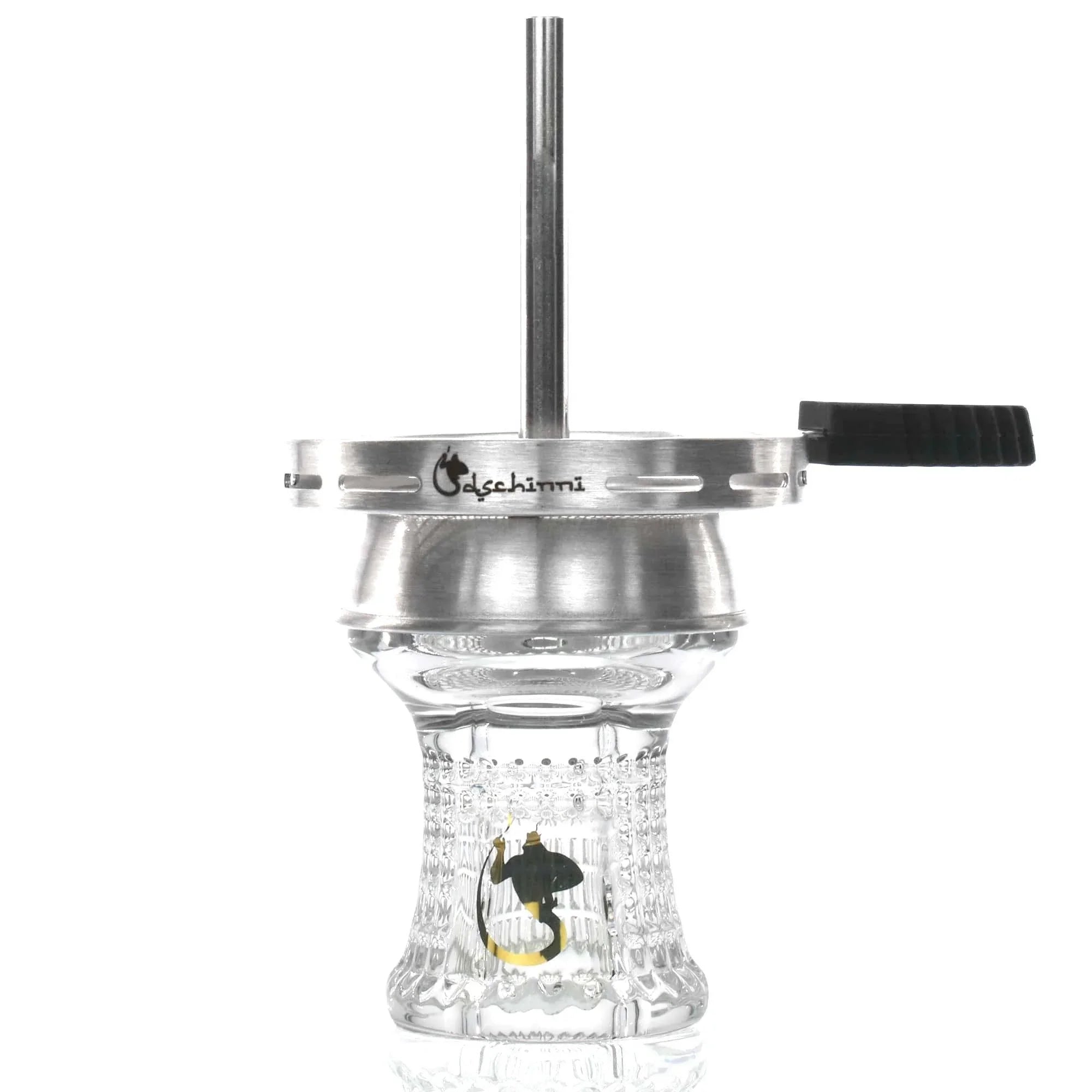 Dschinni Foxx Silver Hookah Full Set - Hookah Shisha - UK - black