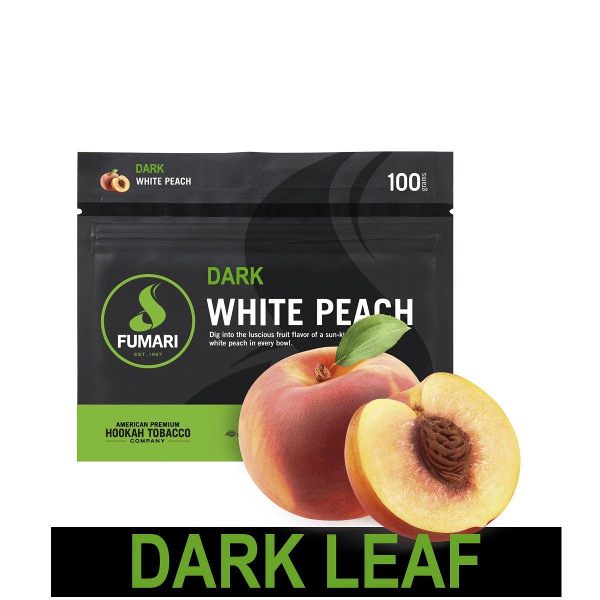 Fumari Dark Leaf - Dark White Peach - shishagear - UK