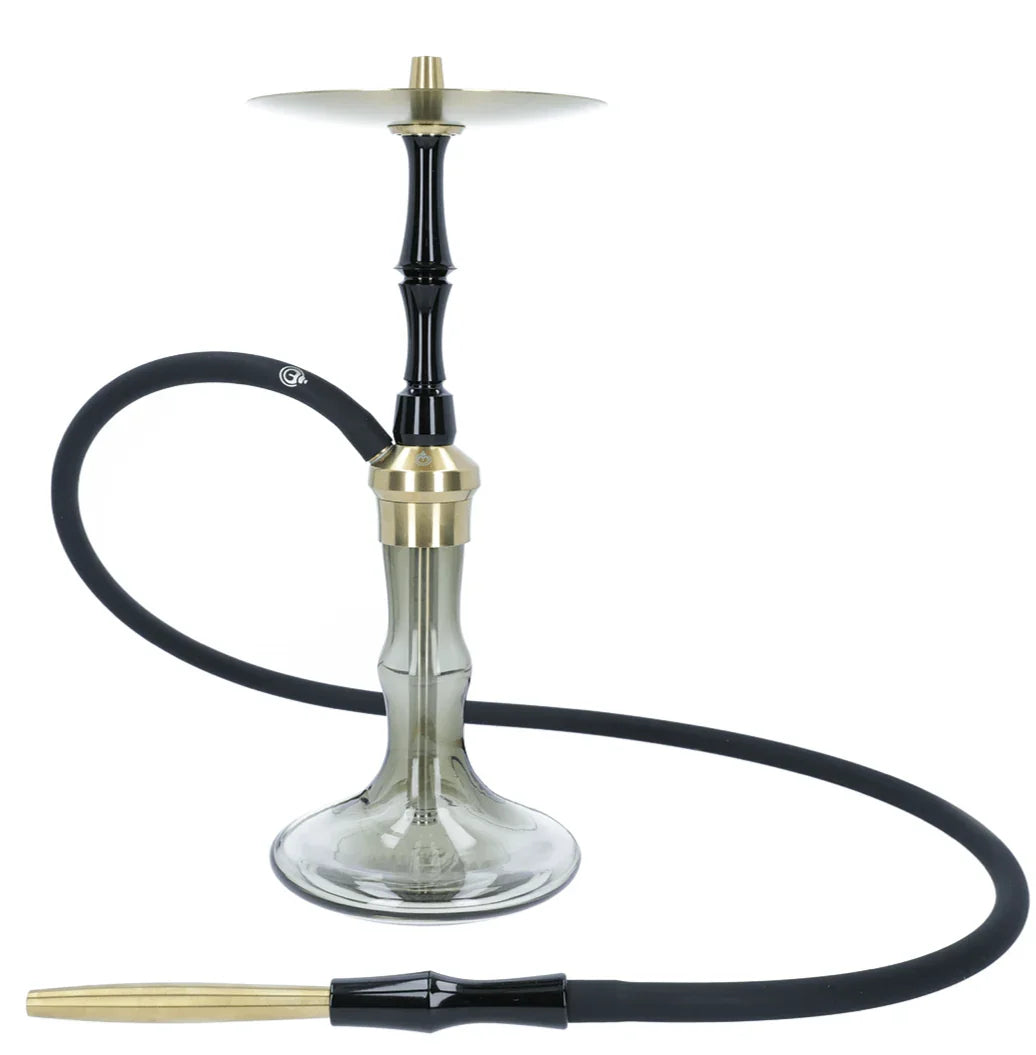 El-Badia M5 Hookah - Gold Black - shishagear - UK Shisha Hookah Black Friday