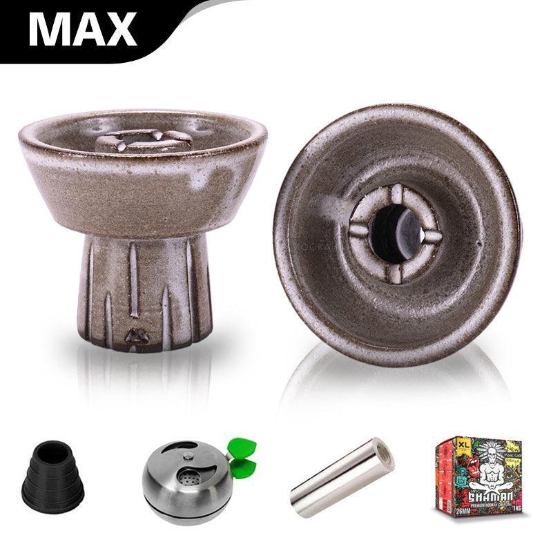 Mason Shishaware Bowl - Gravyl Fossil White - shishagear - UK Shisha Hookah Black Friday