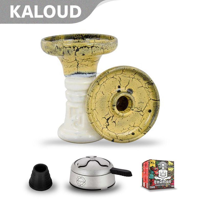 HJ Retro Harmony Hookah Bowl - Yellowberry Over White - shishagear - UK Shisha Hookah Black Friday