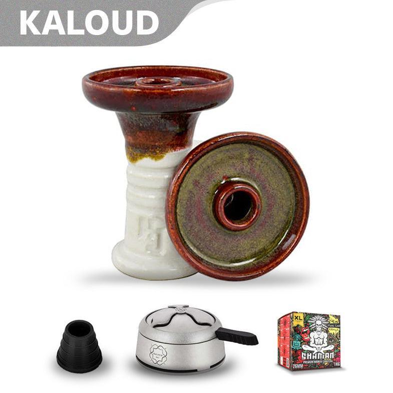 HJ Retro Harmony Hookah Bowl - Red Eye Over White - shishagear - UK Shisha Hookah Black Friday
