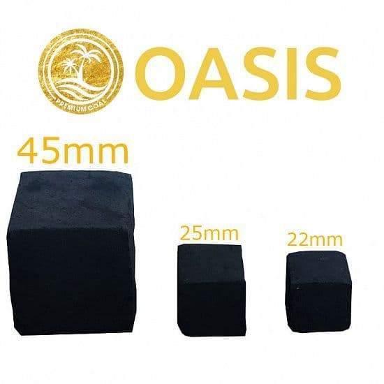 Oasis Coconut Charcoal 1kg (45mm) - shishagear - UK