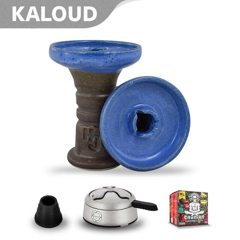 HJ Trimony Hookah Bowl - Blue Stone - shishagear - UK Shisha Hookah Black Friday