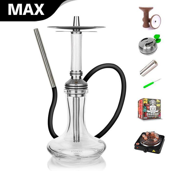 Steamulation Xpansion Mini Epoxy Hookah - Marble White - shishagear - UK Shisha Hookah Black Friday