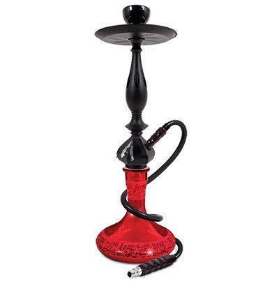 Sahara Smoke Filigree 24&quot; Hookah Red - shishagear - UK Shisha Hookah Black Friday