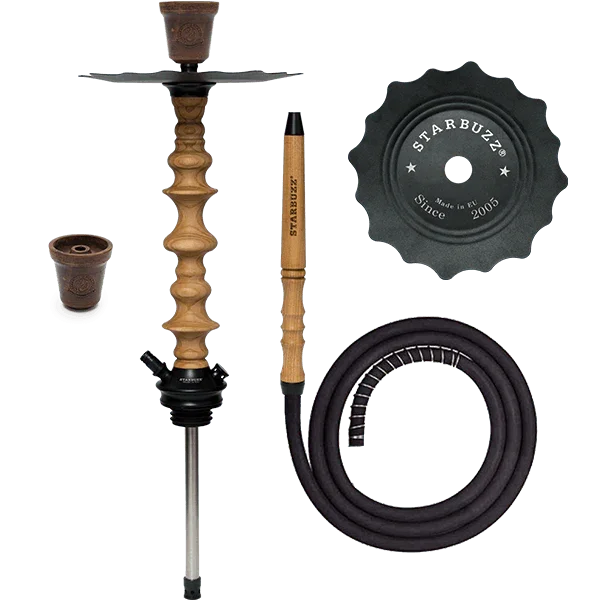 Starbuzz Wood Line Challenger Shisha SET - shishagear - UK