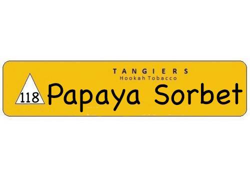Tangiers Noir Papaya Sorbet - shishagear - UK