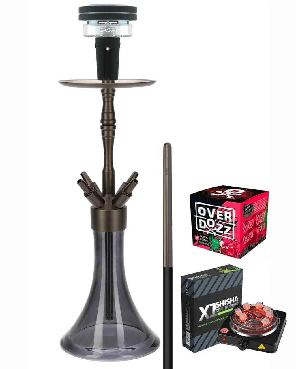 Moe’s Wanted M2 Aluminum Anthracite Matt Super Kit - shishagear - UK