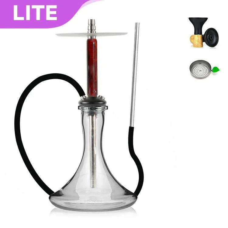 Marowood Stick Hookah With Base Set - Red Resin - shishagear - UK Shisha Hookah Black Friday
