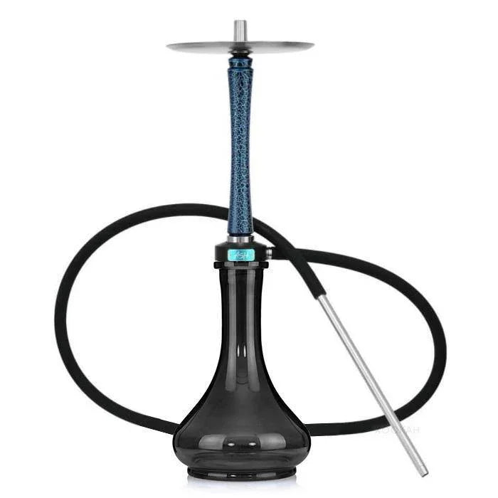 Ash Wood Hookah Haze Jungle Shisha Set - Blue - shishagear - UK