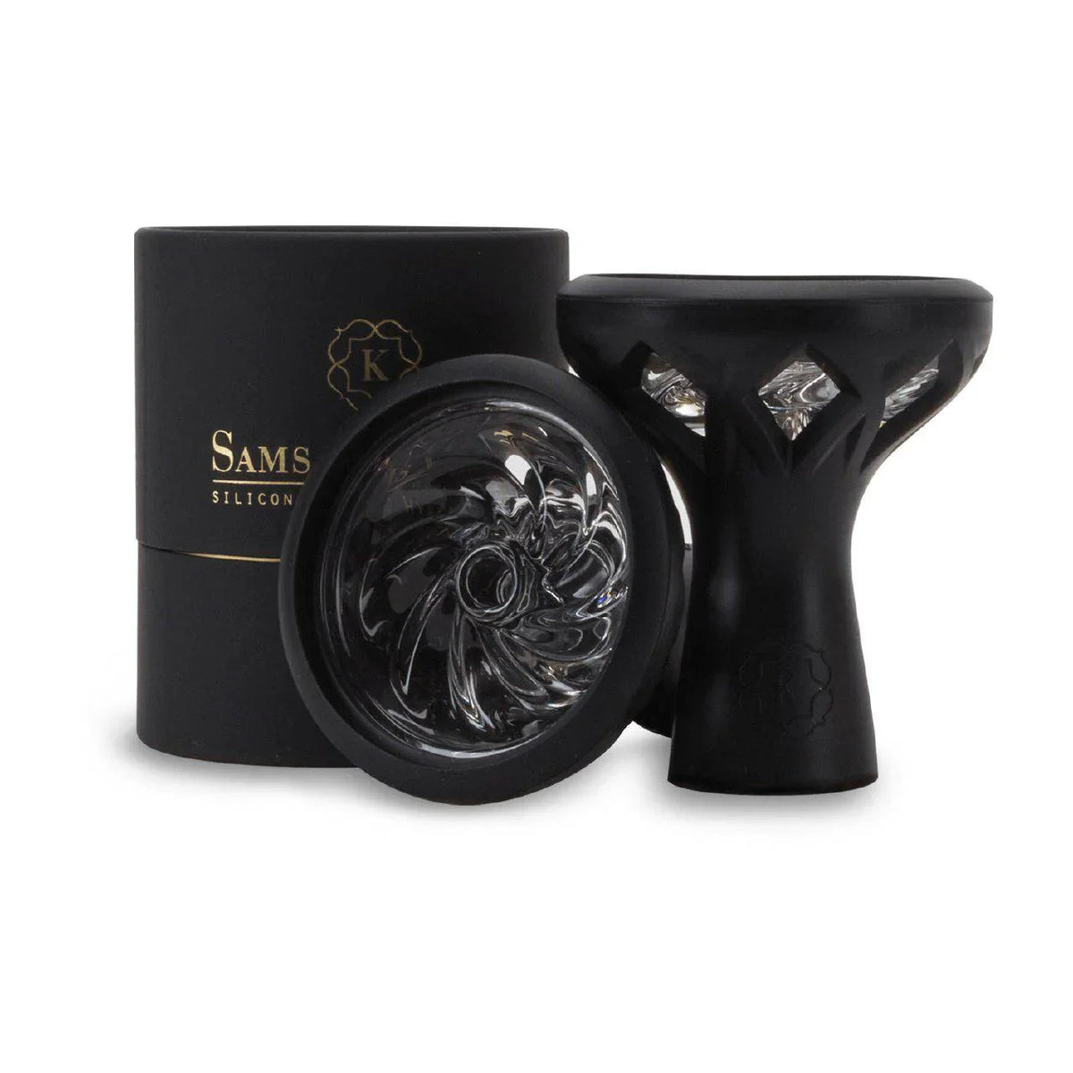Kaloud Samsaris Vitria II Silicone Glass Hybrid Bowl - shishagear - UK Shisha Hookah Black Friday