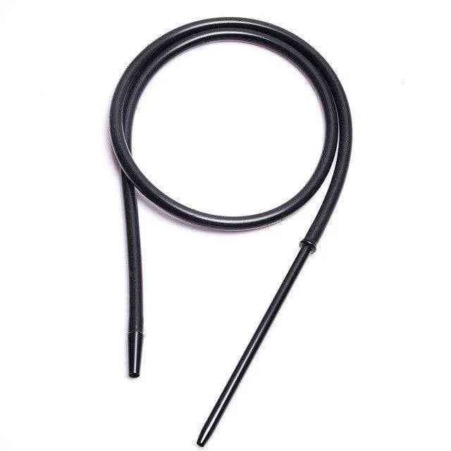 Shishagear Smooth Silicone Hose - Black - shishagear - UK Shisha Hookah Black Friday