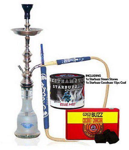 Khalil Mamoon Cafe 28" Starter Kit with X1 Coal Burner - shishagear - UK Shisha Hookah Black Friday