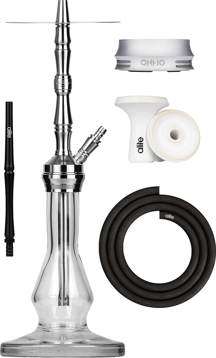 Alite Swiss Lounge Hookah - Silver